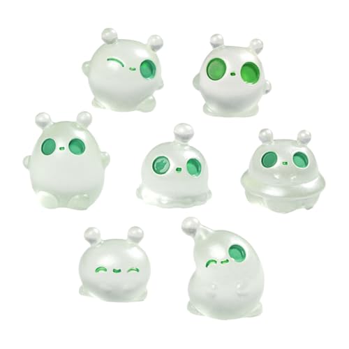 BESTonZON 7 Stück Leuchtende Miniaturfiguren Teiliges DIY Mikro Landschaft Deko Quirky Mini Außerirdische Kreative Wohn und Kinderzimmer Büro Tischdekoration BESTonZON 7 Stück Leuchtende Miniaturfiguren Teiliges DIY Mikro Landschaft Deko Quirky Mini Außerirdische Kreative Wohn und Kinderzimmer Büro Tischdekoration von BESTonZON