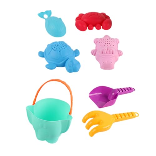 BESTonZON Spaß für Jungen und Mädchen 7-teiliges Strandspielzeug-Set Sandspielzeug Aus Weichem Kunststoff Baggerwerkzeuge Pädagogisches Spielset für Jungen und Mädchen BESTonZON Spaß für Jungen und Mädchen 7-teiliges Strandspielzeug-Set Sandspielzeug Aus Weichem Kunststoff Baggerwerkzeuge Pädagogisches Spielset für Jungen und Mädchen von BESTonZON