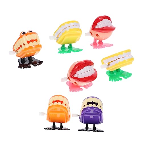 BESTonZON 7 Stück Aufziehbares Zum Klappern Der Zähne Für Jungen Und Mädchen Zum Mit Den Zähnen Interaktives Lernspielzeug Sichere Kunststoffmaterialien BESTonZON 7 Stück Aufziehbares Zum Klappern Der Zähne Für Jungen Und Mädchen Zum Mit Den Zähnen Interaktives Lernspielzeug Sichere Kunststoffmaterialien von BESTonZON