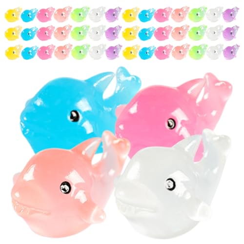 BESTonZON 70 Stück Teiliges Mini Delfin Figuren aus Widerstandsfähigem Harz Bunte Leuchtende Miniatur Tiere für Garten Aquarium DIY Dekoration als Geschenk für Delfinliebhaber und Miniatur BESTonZON 70 Stück Teiliges Mini Delfin Figuren aus Widerstandsfähigem Harz Bunte Leuchtende Miniatur Tiere für Garten Aquarium DIY Dekoration als Geschenk für Delfinliebhaber und Miniatur von BESTonZON