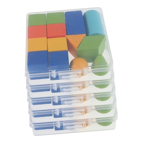 BESTonZON 70 Teiliges Geometrisches Modellspielzeug Schulbedarf Für Geometrische Blöcke Formblöcke Geometrisches Figurenspielzeug Für Mehrfarbige Musterblöcke Feste Formen 3D BESTonZON 70 Teiliges Geometrisches Modellspielzeug Schulbedarf Für Geometrische Blöcke Formblöcke Geometrisches Figurenspielzeug Für Mehrfarbige Musterblöcke Feste Formen 3D von BESTonZON