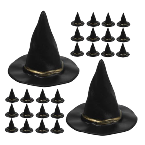 BESTonZON 72stücke Miniaturhut Für Junge Mädchen Halloween-Party-Dekoration Winzige Partyhüte Als Puppenzubehör DIY-bastelhüte Kleine Hexenhüte Für Bastelprojekte von BESTonZON