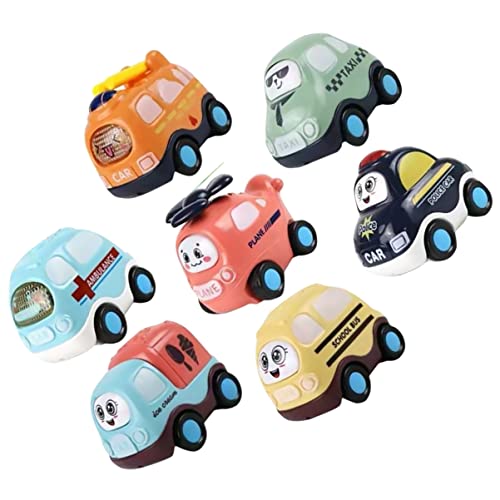 BESTonZON 7St Autos für kinderspielzeug hühner Ambulance Spielzeugautos Auto-Reibungsmodelle Bildungsspielzeug Reibungsautomodelle Plastik BESTonZON 7St Autos für kinderspielzeug hühner Ambulance Spielzeugautos Auto-Reibungsmodelle Bildungsspielzeug Reibungsautomodelle Plastik von BESTonZON