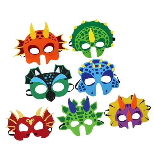 BESTonZON 7st Dinosaurier-augenklappe-maske Party Kostüm Figuren Gepolstert Superheld Dinosaurier-geburtstagsdekoration Dinosaurier- Masken Kindermaske Papier BESTonZON 7st Dinosaurier-augenklappe-maske Party Kostüm Figuren Gepolstert Superheld Dinosaurier-geburtstagsdekoration Dinosaurier- Masken Kindermaske Papier von BESTonZON