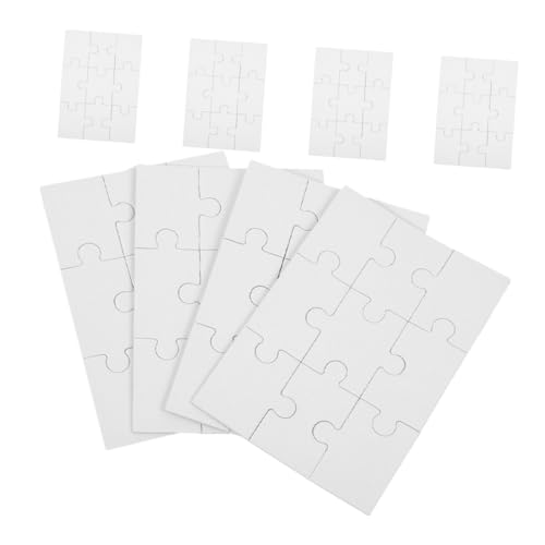 BESTonZON 8 Blätter Blanko Puzzle für Sublimation DIY Jigsaw für Kreative Designs und für Bastelprojekte und Kognitive Spiele BESTonZON 8 Blätter Blanko Puzzle für Sublimation DIY Jigsaw für Kreative Designs und für Bastelprojekte und Kognitive Spiele von BESTonZON