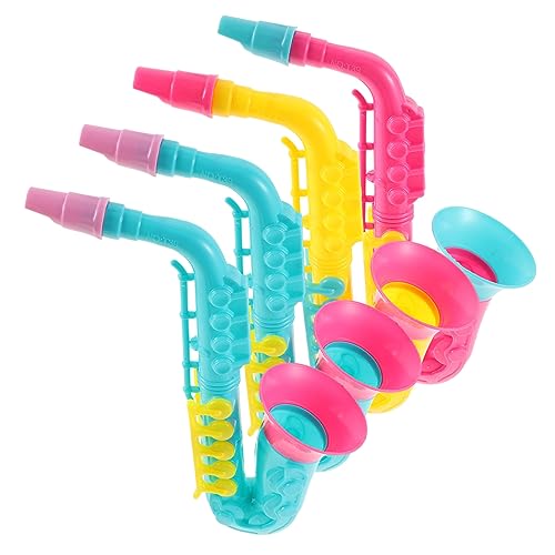 BESTonZON 8 STK Saxophon Spielzeug Saxophonspielzeug für Kinder Mini-Altsaxophon Kinderspielzeug Geschenke für kleine Geschenke simuliertes Saxophonspielzeug lebensechtes Saxophonspielzeug von BESTonZON