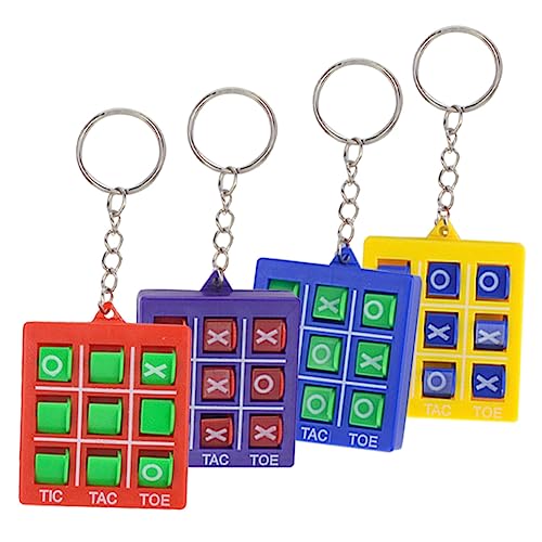 BESTonZON 8 Stk Toe-Spielzeug Reise-Einkaufstasche Schlüsselanhänger für Rucksäcke partygeschenke für kinder Partygeschenk für Kinder Schlüsselringe Schlüsselbund xo-Schachspielzeug von BESTonZON