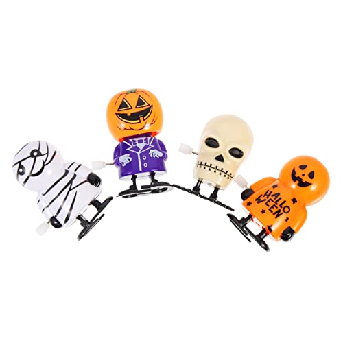 BESTonZON 8 Stück Halloween Aufziehspielzeug Teilig mit Lustigen Skelett und Kürbisfiguren Kreative Wind Up Spielzeuge für Bunte Halloween Dekoration Leicht und Kompakt BESTonZON 8 Stück Halloween Aufziehspielzeug Teilig mit Lustigen Skelett und Kürbisfiguren Kreative Wind Up Spielzeuge für Bunte Halloween Dekoration Leicht und Kompakt von BESTonZON