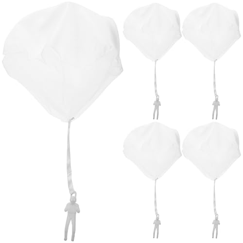 BESTonZON 8-teiliges Fallschirmspielzeug Für Kinder Große Fallschirmsoldaten Zum Spielen Im Freien Lustiges Flugspielzeug Für Jungen Und Mädchen Design Ohne Knoten von BESTonZON