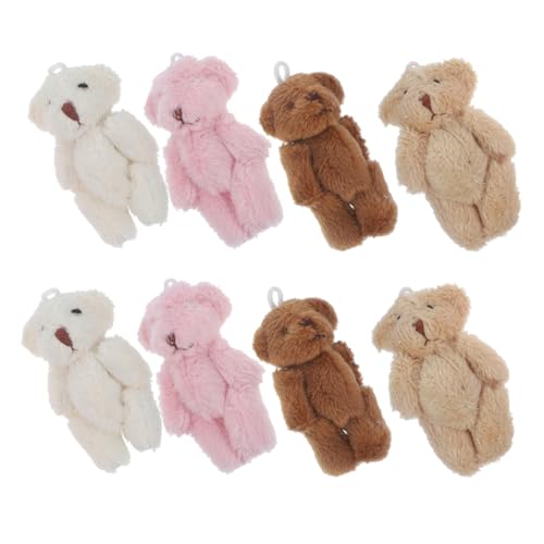 BESTonZON 8 Stück Mini Plüschbär Puppenspielzeug Kleiner Stoffbär Valentinstag Stofftier Schlüsselanhänger Winziger Plüschbär Minibären Plüschtier Valentinstag Tier BESTonZON 8 Stück Mini Plüschbär Puppenspielzeug Kleiner Stoffbär Valentinstag Stofftier Schlüsselanhänger Winziger Plüschbär Minibären Plüschtier Valentinstag Tier von BESTonZON