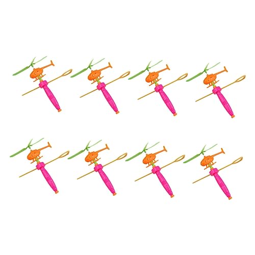 BESTonZON 8 Stück Teiliges Fliegende Helikopter für Bunte Spielzeuge für Draußen Fördert die und Kreativität für Gemeinsames und Stressabbau Zufällige Farbe Zufällige Farbe von BESTonZON