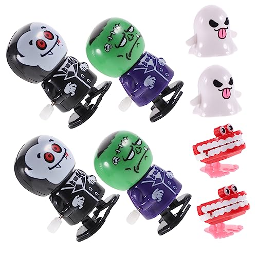 BESTonZON 8 Stück Teiliges Halloween Aufziehspielzeug Wind Up Figuren mit Vampiren Zombies und Kürbissen Batterielose Mechanische Laufspielzeuge für Partydeko BESTonZON 8 Stück Teiliges Halloween Aufziehspielzeug Wind Up Figuren mit Vampiren Zombies und Kürbissen Batterielose Mechanische Laufspielzeuge für Partydeko von BESTonZON