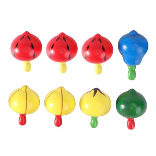 BESTonZON 8 Stück Teiliges Holz Gyroskop für Kreatives Hand Augen Koordinationsspielzeug mit Fruchtigem Design Zufälliger Stil für Drinnen und Draußen BESTonZON 8 Stück Teiliges Holz Gyroskop für Kreatives Hand Augen Koordinationsspielzeug mit Fruchtigem Design Zufälliger Stil für Drinnen und Draußen von BESTonZON