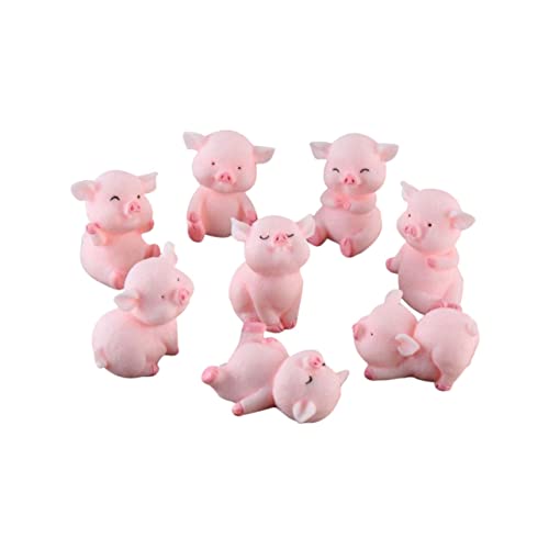 BESTonZON 8 Stück Teiliges Miniatur Schwein Figuren aus Harz Realistische Bunte Deko für Blumentopf Garten Bonsai Umweltfreundlich Süße Schwein Dekoration für DIY BESTonZON 8 Stück Teiliges Miniatur Schwein Figuren aus Harz Realistische Bunte Deko für Blumentopf Garten Bonsai Umweltfreundlich Süße Schwein Dekoration für DIY von BESTonZON