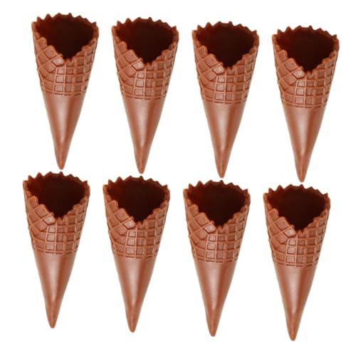 BESTonZON 8 Stück Teiliges Modell aus Flexiblem PVC Realistische Mini Eiswaffeln für DIY Bastelbedarf Detailgetreue Simulation für Fotografie Requisiten und Dekoration BESTonZON 8 Stück Teiliges Modell aus Flexiblem PVC Realistische Mini Eiswaffeln für DIY Bastelbedarf Detailgetreue Simulation für Fotografie Requisiten und Dekoration von BESTonZON