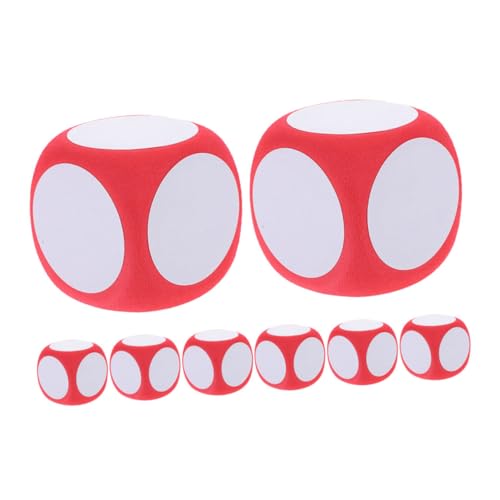 BESTonZON 8 Stück Teiliges Rote Schaumstoffwürfel Beschreibbar und Abwischbar DIY Lernwürfel für Matheunterricht Kreative Spielwürfel für Schule Familie und Teamaktivitäten BESTonZON 8 Stück Teiliges Rote Schaumstoffwürfel Beschreibbar und Abwischbar DIY Lernwürfel für Matheunterricht Kreative Spielwürfel für Schule Familie und Teamaktivitäten von BESTonZON