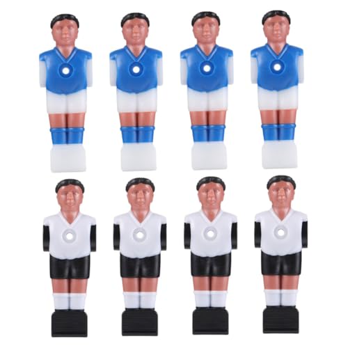 BESTonZON 8 Stück Teiliges Tischfußball Ersatzspieler aus Robustem Harz Präzise Gestaltete Foosball Figuren in und Blau Kompakt und Tragbar für Gesellige Spiele und Tischkicker BESTonZON 8 Stück Teiliges Tischfußball Ersatzspieler aus Robustem Harz Präzise Gestaltete Foosball Figuren in und Blau Kompakt und Tragbar für Gesellige Spiele und Tischkicker von BESTonZON