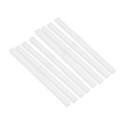 BESTonZON 8 Stück Teiliges Transparentes Mini Mahjong Display Rack Praktischer U förmiger Halter Tragbares Mahjong Aufbewahrungsset für Verbessertes Spiel und Einfaches Sortieren von BESTonZON