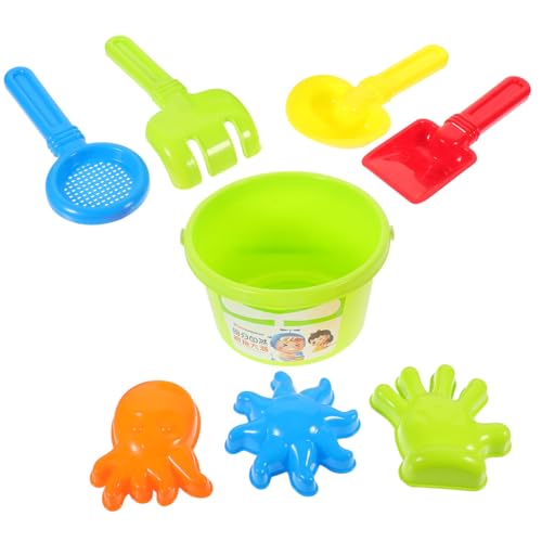 BESTonZON 8 Teiliges Strandspielzeug Set Für Bunte Eimer Schaufeln Und Förmchen Ideal Für Sandburgen Und Spielspaß Am Strand Zufällige Farben Und Designs BESTonZON 8 Teiliges Strandspielzeug Set Für Bunte Eimer Schaufeln Und Förmchen Ideal Für Sandburgen Und Spielspaß Am Strand Zufällige Farben Und Designs von BESTonZON