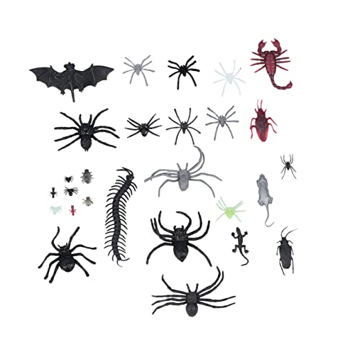 BESTonZON 80 Stück Gruseliges Halloween-Spinnenspielzeug Dekorationszubehör für Hauspartys Halloween gefälschte Spinne Halloween Halloween Toys Halloween-Trickspielzeug Plastik BESTonZON 80 Stück Gruseliges Halloween-Spinnenspielzeug Dekorationszubehör für Hauspartys Halloween gefälschte Spinne Halloween Halloween Toys Halloween-Trickspielzeug Plastik von BESTonZON
