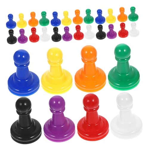 BESTonZON 80 Stück Partyspiel Schachfiguren Tischspielkomponenten Brettspieltischzubehör Schachbrettspiel Schachfiguren Bunte Stifte Bewegliche Spielfiguren Spielfigurenmarker BESTonZON 80 Stück Partyspiel Schachfiguren Tischspielkomponenten Brettspieltischzubehör Schachbrettspiel Schachfiguren Bunte Stifte Bewegliche Spielfiguren Spielfigurenmarker von BESTonZON