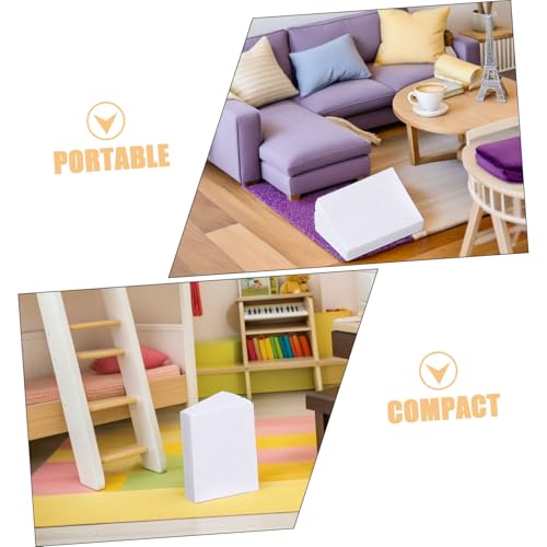 BESTonZON 80 Stück Teiliges Miniatur-bücher Echten zum Umblättern Weiße Leere Mini-bücher für Puppenhaus-Dekoration Robuste Mini-notizbücher für Kreatives Basteln und Fantasievolles von BESTonZON