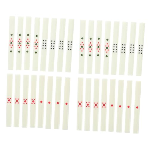 BESTonZON 88 Stück Teiliges Mahjong Zubehör aus Langlebigen für Präzises Zählen und Wetten Tragbar und Kompatibel mit Verschiedenen Mahjong Spielvarianten für Familien und Gesellige von BESTonZON