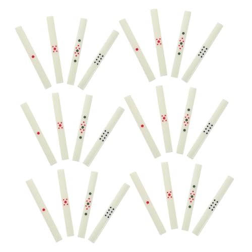 BESTonZON 88st Chip-Stick Spezielle Aufkleber Automatische Aufkleber Samtarmbänder Teile Billard Starkes Magnetisches Logo Punkt-Billard Display-Rack Nagelbrett Mahjong-zubehör Plastik Beige von BESTonZON