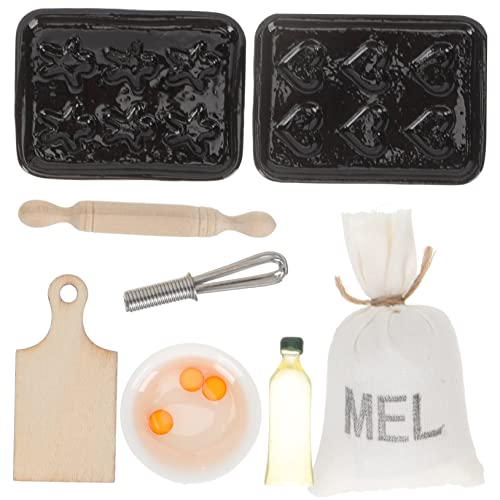 BESTonZON 8St Puppenhaus kinderspielzeug für hühner Toy Kitchen Miniatur-Szenendekor Mini-Küchenutensilien Mini- - Plastik BESTonZON 8St Puppenhaus kinderspielzeug für hühner Toy Kitchen Miniatur-Szenendekor Mini-Küchenutensilien Mini- - Plastik von BESTonZON