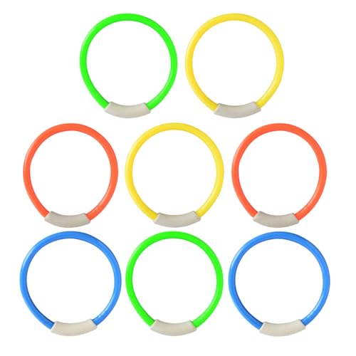 BESTonZON 8St Tauchgreifring wasserspielzeug kinderwasserspielzeuge wasserspielzeug für Schwimmende Spielzeuge für Trainingstauchring Unterwasser-Tauchring BESTonZON 8St Tauchgreifring wasserspielzeug kinderwasserspielzeuge wasserspielzeug für Schwimmende Spielzeuge für Trainingstauchring Unterwasser-Tauchring von BESTonZON