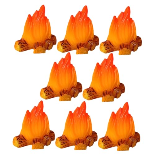 BESTonZON Lagerfeuer Aus Kunstharz Sorgfältige Handwerkskunst Für Puppenhäuser Und Heimdekorationen BESTonZON Lagerfeuer Aus Kunstharz Sorgfältige Handwerkskunst Für Puppenhäuser Und Heimdekorationen von BESTonZON