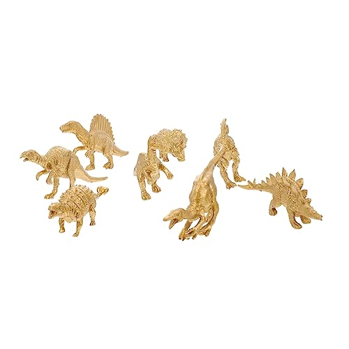 BESTonZON 8st Goldenes Dinosauriermodell Ornamente Künstliche Dinosaurier Desktop-Dekoration Dinosaurierfiguren Dinosaurier-Statue Kindersimulation Dinosaurier Plastik BESTonZON 8st Goldenes Dinosauriermodell Ornamente Künstliche Dinosaurier Desktop-Dekoration Dinosaurierfiguren Dinosaurier-Statue Kindersimulation Dinosaurier Plastik von BESTonZON