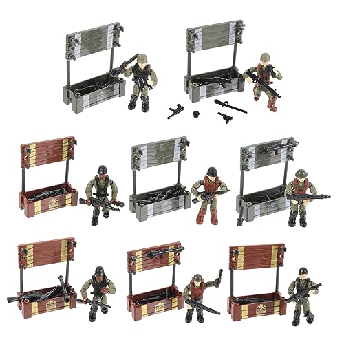 BESTonZON 8st Soldaten-actionfiguren Sandtisch Miniaturmenschen Figuren Für Kinderspielzeug Layout-Figuren Mini-People-Modelle Für Soldaten Personenfigur Minifigur Plastik BESTonZON 8st Soldaten-actionfiguren Sandtisch Miniaturmenschen Figuren Für Kinderspielzeug Layout-Figuren Mini-People-Modelle Für Soldaten Personenfigur Minifigur Plastik von BESTonZON