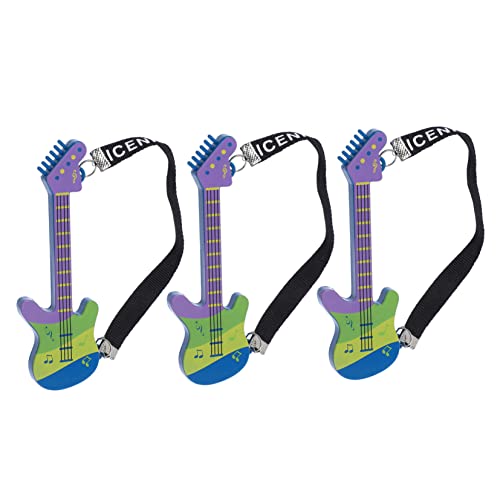BESTonZON 9 STK Mini-Gitarre Musik Puppe verkleiden Sich Gitarre Gitarren zubehör Gitarre Spielzeug Spielzeuge Modelle Miniatur-Gitarrendekore Miniaturgitarrenmodell Vielfalt schmücken Gurt von BESTonZON