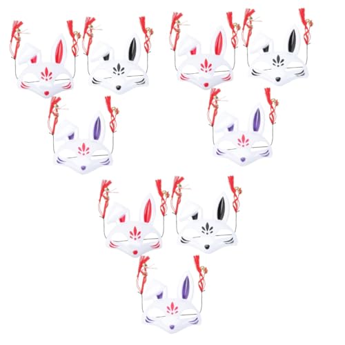 BESTonZON 9 Stck. Teiliges Halloween Hasenmasken Diy Kostüm Party Zubehör Wiederverwendbar Kreative Karneval Kopfschmuck für Erwachsene BESTonZON 9 Stck. Teiliges Halloween Hasenmasken Diy Kostüm Party Zubehör Wiederverwendbar Kreative Karneval Kopfschmuck für Erwachsene von BESTonZON