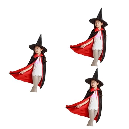 BESTonZON 9 Stk Zauberer Cosplay-outfit Kleider Zauberer Kleidung Zauberer Kostüm Zauberer-outfit Magische Requisiten Halloween Kind von BESTonZON