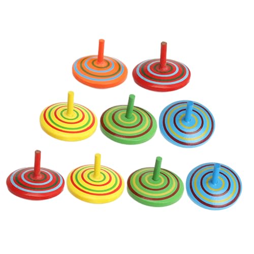 BESTonZON Lustiges Spielzeug Für Kinder – 9-teiliges Gyroskop-Spielzeug Aus Holz Handrotation Entwicklung Der Hand-Auge-koordination Sicher Für Kinder Ideal Für Feiertage Und Geburtstage BESTonZON Lustiges Spielzeug Für Kinder – 9-teiliges Gyroskop-Spielzeug Aus Holz Handrotation Entwicklung Der Hand-Auge-koordination Sicher Für Kinder Ideal Für Feiertage Und Geburtstage von BESTonZON
