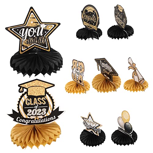 BESTonZON Unique Grad – 9 Stück Waben Dekorative Papierornamente Für Die Abschlussfeier BESTonZON Unique Grad – 9 Stück Waben Dekorative Papierornamente Für Die Abschlussfeier von BESTonZON