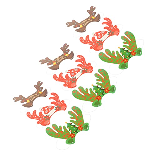 BESTonZON 9st Weihnachtsmütze Aus Papier Kappen Weihnachts-stirnband Aus Papier Weihnachten Rentiergeweihhüte Rollenspiel-hüte Weihnachtskopf Zubehör Weihnachtsgeweih-hüte-dekore Kostüm Hüte BESTonZON 9st Weihnachtsmütze Aus Papier Kappen Weihnachts-stirnband Aus Papier Weihnachten Rentiergeweihhüte Rollenspiel-hüte Weihnachtskopf Zubehör Weihnachtsgeweih-hüte-dekore Kostüm Hüte von BESTonZON