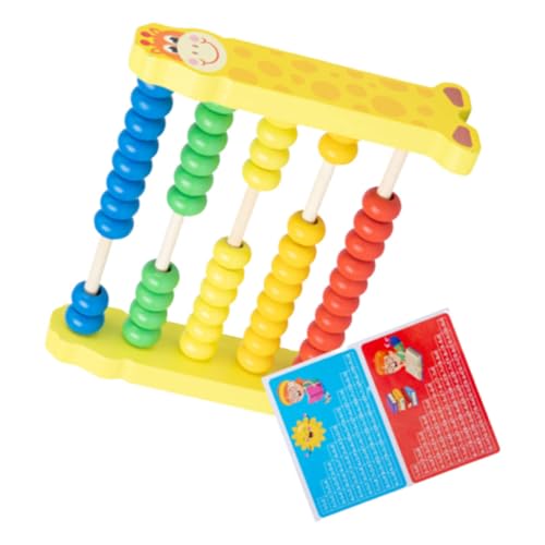 BESTonZON Abacus Für 5 Reihen Giraffe Rechenhilfe Buntes Lernspielzeug Für Vorschule Und Grundschule Pädagogisches Rechenwerkzeug Für Kleine Schüler Farbenfrohe Zählhilfe von BESTonZON