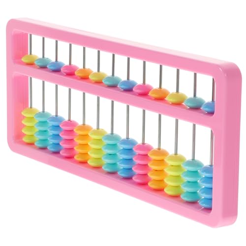 BESTonZON Abakus Aus Kunststoff Mathematik-Werkzeug 5 Perlen 11 Stäbe Mathematik-lernspielzeug Für Kinder Feine Handwerkskunst Sicher Für Kinder Zufällige Farbe von BESTonZON