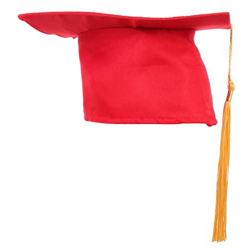 BESTonZON Abiturmütze Abschlusskappe Und -Kleid Abschlusskappe 2023 Abschlussquaste Individuelle Mütze Individuell Gestalteter Fischerhut Hüte Für Männer Abschlussfeierhüte Rot Polyester BESTonZON Abiturmütze Abschlusskappe Und -Kleid Abschlusskappe 2023 Abschlussquaste Individuelle Mütze Individuell Gestalteter Fischerhut Hüte Für Männer Abschlussfeierhüte Rot Polyester von BESTonZON