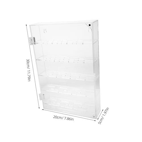 BESTonZON Abzeichen-vitrine Aus Acryl Staubdicht Großes Medaillen-Display Für Challenge-münzen Pokerchip-Display Armee-münzen-vitrine Abgeschlossen Reihen BESTonZON Abzeichen-vitrine Aus Acryl Staubdicht Großes Medaillen-Display Für Challenge-münzen Pokerchip-Display Armee-münzen-vitrine Abgeschlossen Reihen von BESTonZON