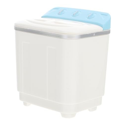 BESTonZON All Match Waschmaschine Wäschewaschmaschinen Mini Kinderspielzeug Mini Waschmaschine Modell Kinderspielzeug Simulation Waschmaschine Lustiges Kunststoff Weiß von BESTonZON