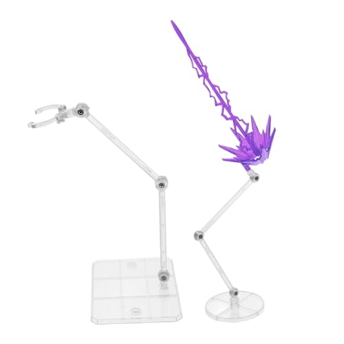 BESTonZON Anime Modellständer mit Verstellbarem Kunststoffhalter Energy Effect Action Figure Display Stabiler Tisch Figurenhalter für Sammler und Puppen Dekoratives Zubehör mit Halterungen BESTonZON Anime Modellständer mit Verstellbarem Kunststoffhalter Energy Effect Action Figure Display Stabiler Tisch Figurenhalter für Sammler und Puppen Dekoratives Zubehör mit Halterungen von BESTonZON