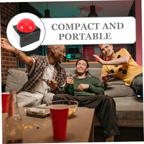 BESTonZON Antwort Buzzer mit Licht und Sound Schneller Reaktions spielsummer für Quiz Party und Wettbewerb Vielseitiger Geräuschemacher für Indoor Spiele für Klassenzimmer und von BESTonZON