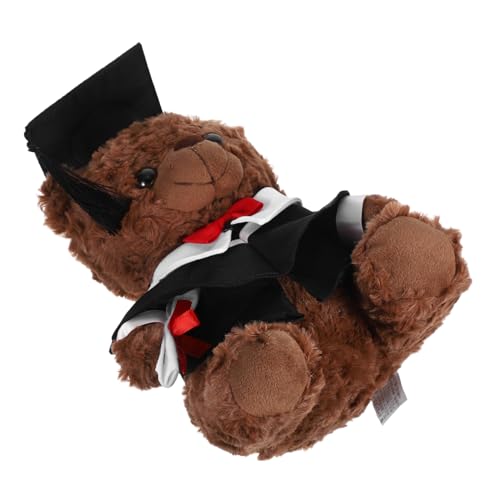 BESTonZON Arztanzug Bärenpuppe Abschlussbär Puppe Doktorbär Abschluss Weiches Doktorspielzeug Mini Abschluss Plüschbären Plüschbär Abschlussoutfit Junggesellenbär Schwarze Pp Baumwolle BESTonZON Arztanzug Bärenpuppe Abschlussbär Puppe Doktorbär Abschluss Weiches Doktorspielzeug Mini Abschluss Plüschbären Plüschbär Abschlussoutfit Junggesellenbär Schwarze Pp Baumwolle von BESTonZON
