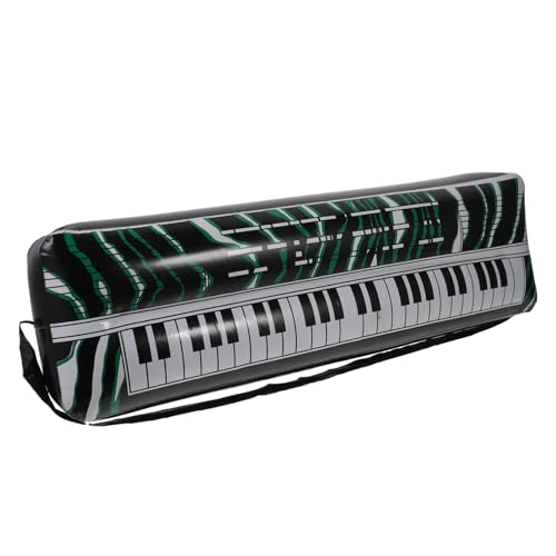 BESTonZON Aufblasbare Elektronische Tastatur Korb Musical Instrumente Ballon Schwebend Schwimmbad Aufblasbarer Pool Stand Gadgets Panzer Cool Party Aufblasbare Requisiten PVC von BESTonZON