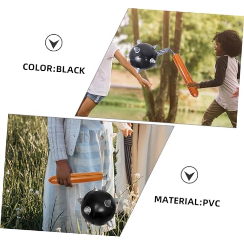 BESTonZON Aufblasbarer PVC Hammer Lustiger Kleiner Hammer für Partydeko Outdoor Indoor Vielseitiger Partygeschenk und Trainingsspielzeug Schwarz BESTonZON Aufblasbarer PVC Hammer Lustiger Kleiner Hammer für Partydeko Outdoor Indoor Vielseitiger Partygeschenk und Trainingsspielzeug Schwarz von BESTonZON