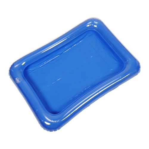 BESTonZON Aufblasbares Puppen Schwimmbecken aus Langlebigem PVC Transparentes Sand und Wasserspielzeug für Tragbarer Pool als Puppen Zubehör für Kreatives Sommer Spiel von BESTonZON